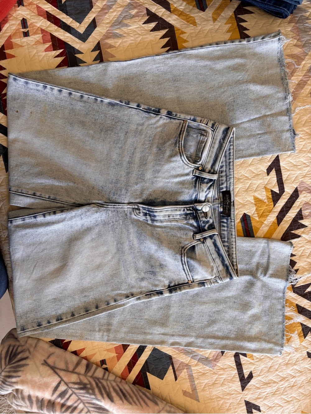 Risen Stormie wide leg high rise jeans